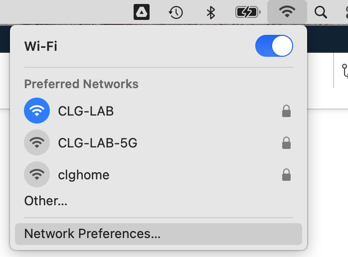 Network Preferences